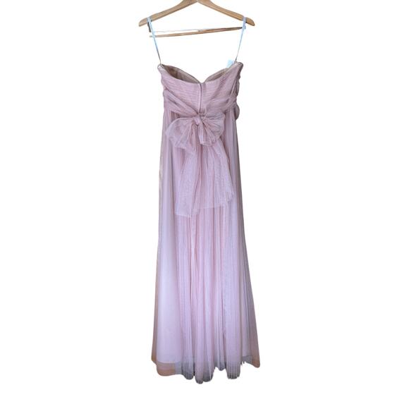 Jenny Yoo Formal Dress Gown SZ 10 Nude Blush Convertible "Annabelle" Tulle - Picture 9 of 12